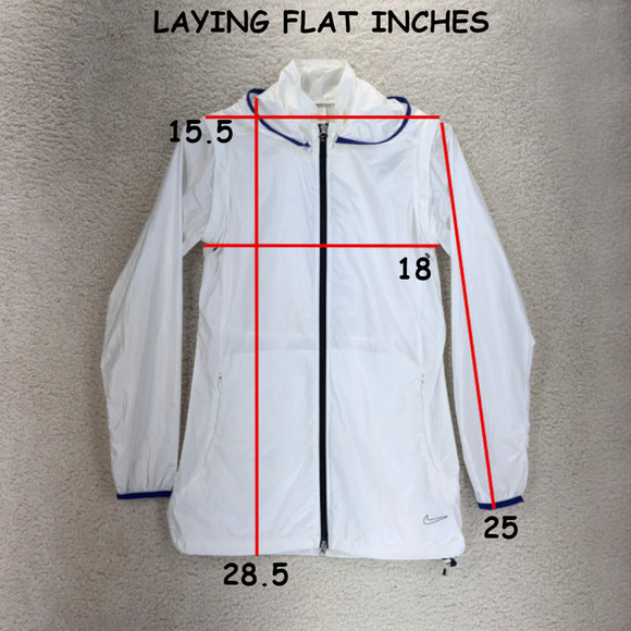 Nike Golf Convertible Hooded Jacket Vest White S Zip Up Long Sleeve Lightweight - Picture 3 of 11